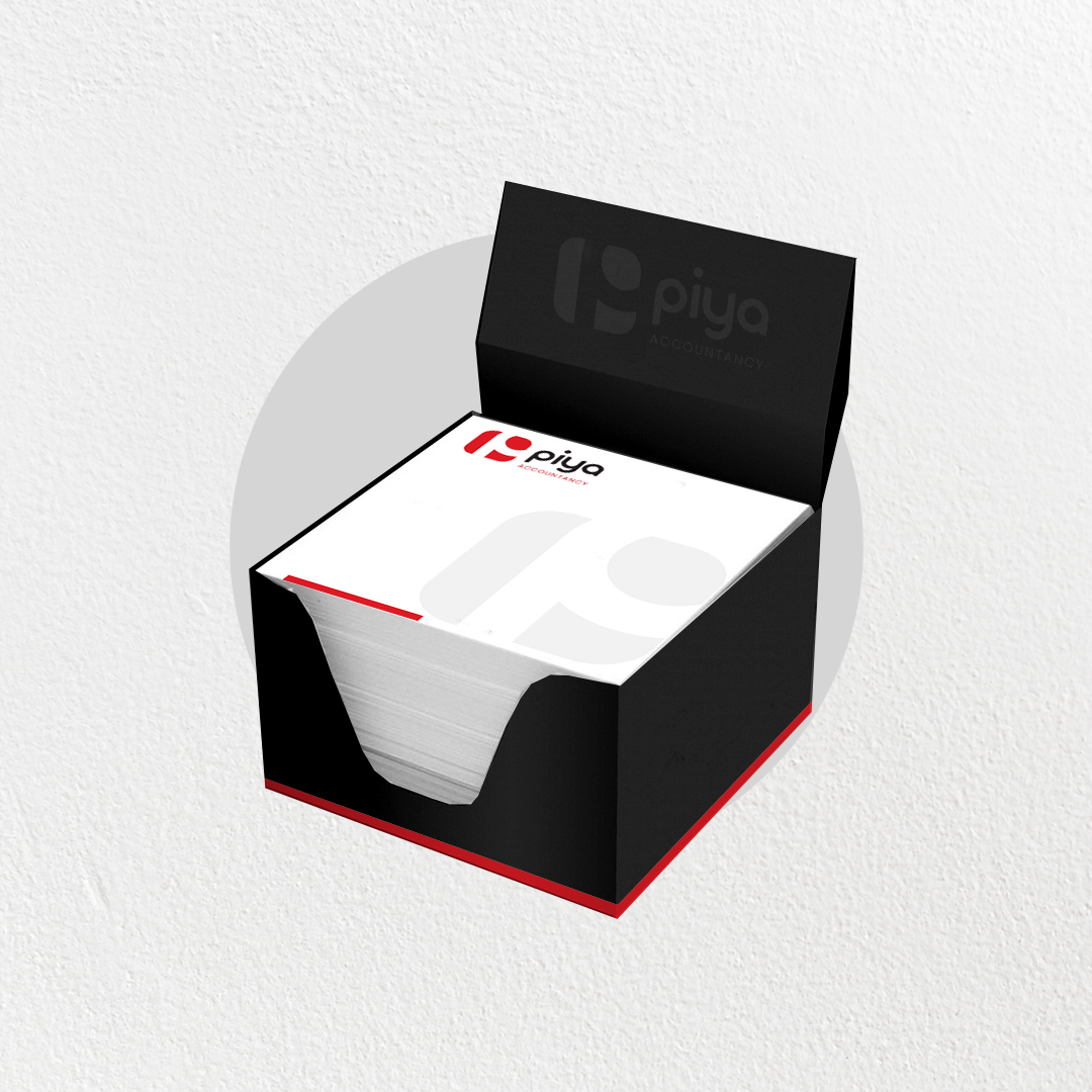 Corporate identity application mockup