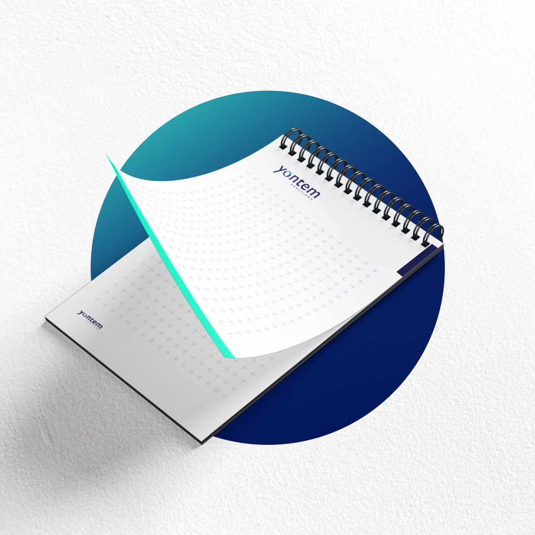 Corporate identity application mockup